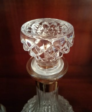Juego Botella Cristal y Vasos Licor