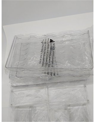 Organizador de Botellas de Vino y Agua Apilable para Armario - Frigorífico - Portabotellas de Plástico para 16 Botellas para Cocin