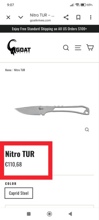Herramienta GOAT Knives