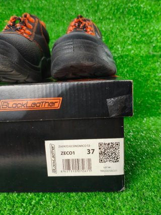 Zapatillas de seguridad negras, BlockLeather