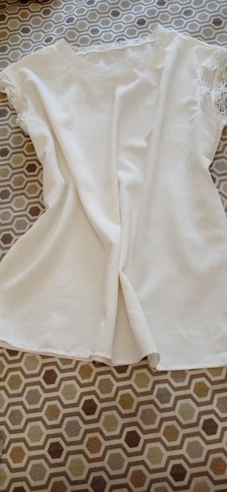 Blusa Verano Mujer Encaje Blanca