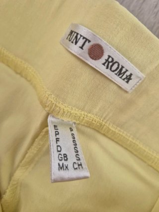 Pantalón elástico amarillo