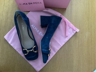 Zapatos Alma en Pena azules