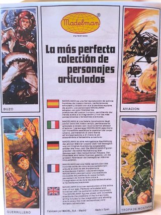 Madelman Comando Desierto Accesorios