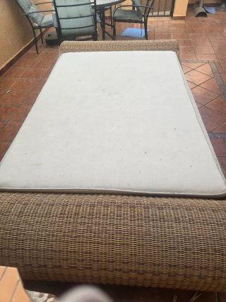 Cama balinesa ratán/mimbre