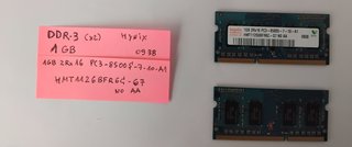 2x DDR-3 1GB Hynix PC3-8500S