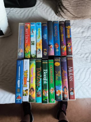 Lote Películas VHS Disney Clásicos