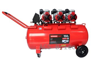 Compresor de Aire Silencioso con LCD 150L - 6 Hp - 09394 - Mader