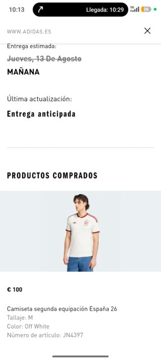 Camiseta España 2ª Equipación Talla M