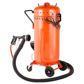 Arenadora de Vacío de 28 Galones, Arenadora Sin Polvo con Sistema de Vacío Integrado de 1200W para Control de Polvo y Reciclaje de Abrasivos, Máquina de Chorro Abrasivo Pesada de 60-110 PSI