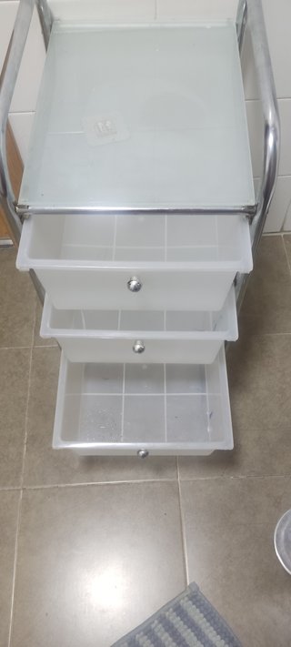 Mueble organizador con cajones