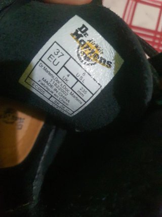Botas Dr. Martens Negras Plataforma