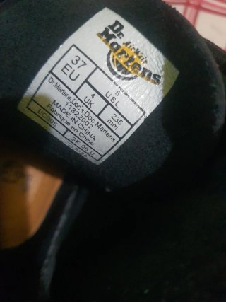 Botas Dr. Martens Negras Plataforma