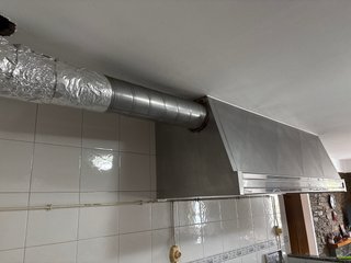 Campana extractora industrial acero inoxidable