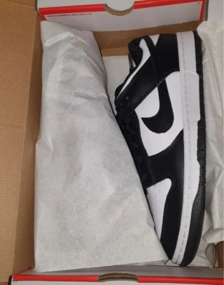 Nike Dunk Low Blanco y Negro Talla 38