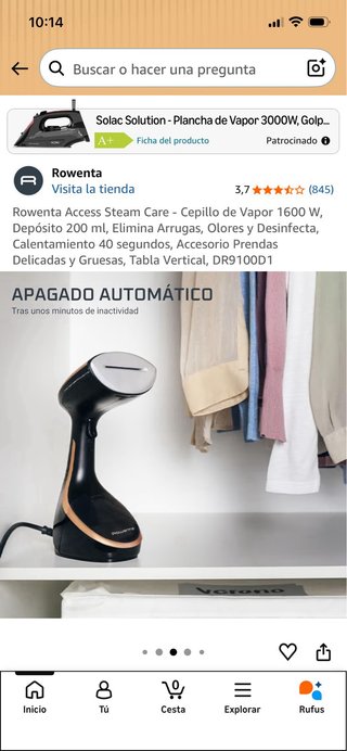 Rowenta Access Steam Care Cepillo Vapor