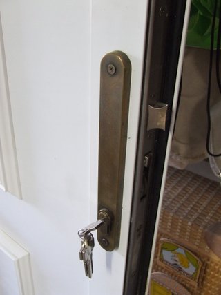 Puerta blindada aluminio