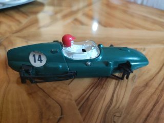 Scalextric Cooper Climax Verde de blister