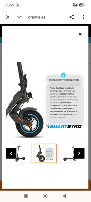 Patinete Eléctrico SmartGyro