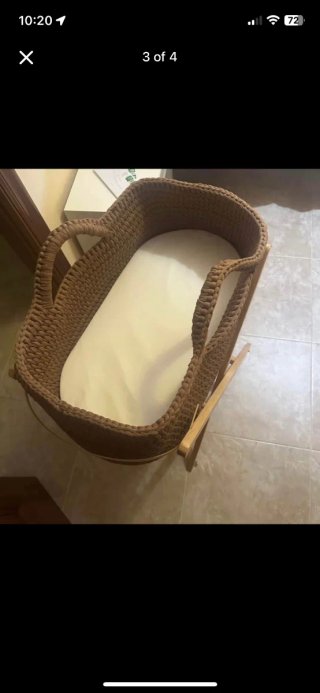 Cesta Moisés Bebé Casi Nueva