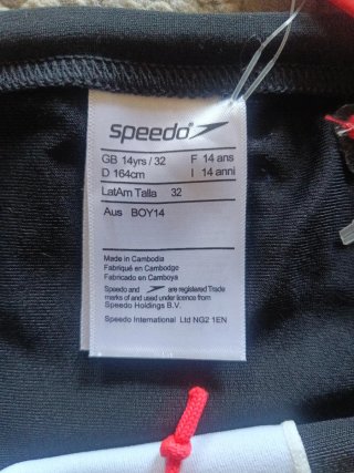 Bañador Speedo Negro Junior