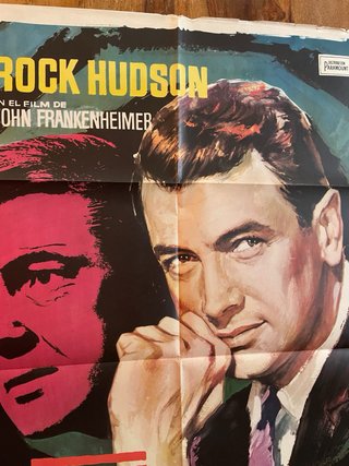Póster original Plan Diabólico Rock Hudson