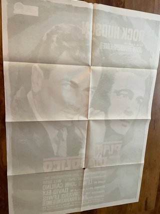 Póster original Plan Diabólico Rock Hudson