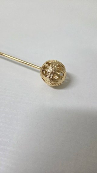 Broche Huertana Bola Dorada