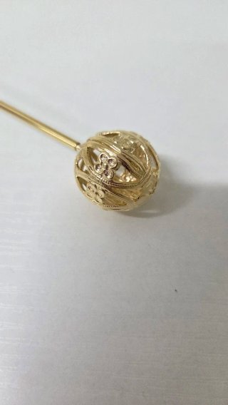Broche Huertana Bola Dorada