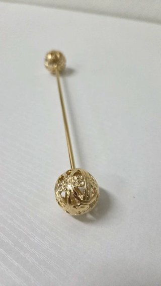 Broche Huertana Bola Dorada