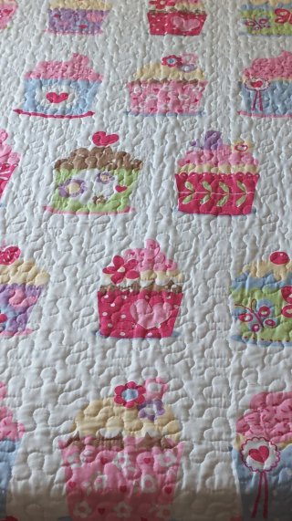 Dos colchas bouti infantil reversible hecha en Esp