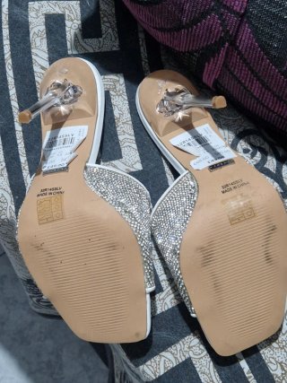Zapatos Topshop Brillantes Blancos Talla 36