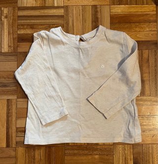 Lote 4 Camisetas Manga Larga Bebé 12m
