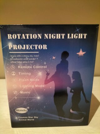Lámpara Proyector Infantil Estrellas Moredig