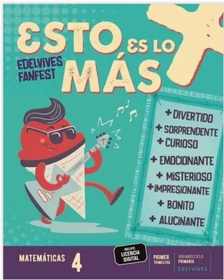Matemáticas 4, Segundo Ciclo Primaria, Edelvive...
