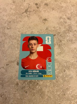 Cromo Arda Güler Mundial 2023 Panini
