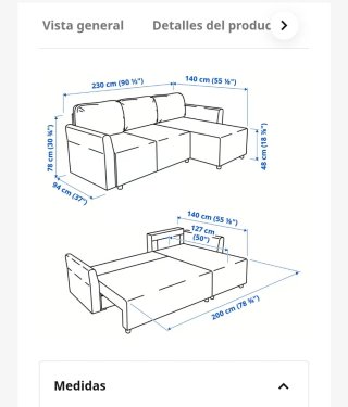 Sofá Cama Ikea Brissund Chaise Longue Gris