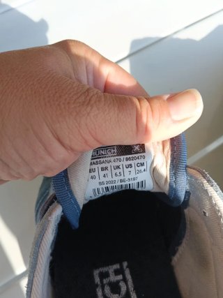 Zapatillas Munich Hombre/Mujer Azul/Marrón