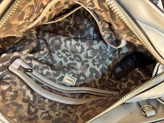 Bolso Guess Mujer Piel Serpiente Beige/Verde