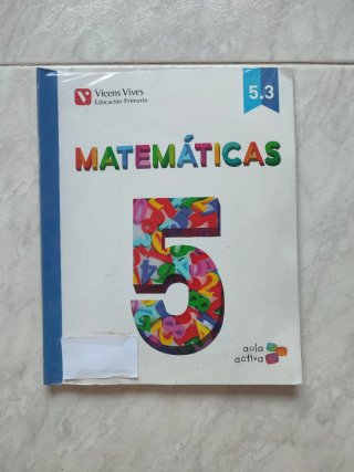 Libros Matemáticas 5º Primaria - Vicens Vives