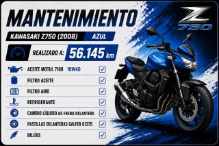 Kawasaki Z750 2008
