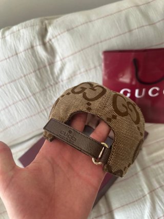 Gorra Gucci Beige y Marrón