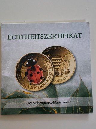 Moneta Oro 999 Coccinella
