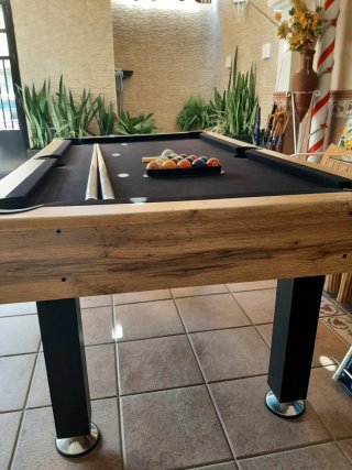 Mesa de billar madera 100x185cm NO profesional.