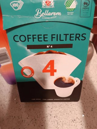 Filtros café Bellarom N°4 100 uds