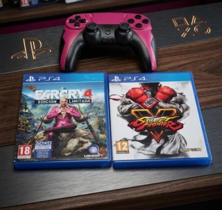 Mando PS4 + Street Fighter V + Far Cry 4