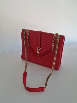 Bolso Saint Lauren (no es auténtico) Rojo