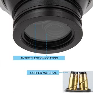 Microscopio Estéreo Trinocular 360° Giratorio 3.5X-90X con Soporte de Pilar