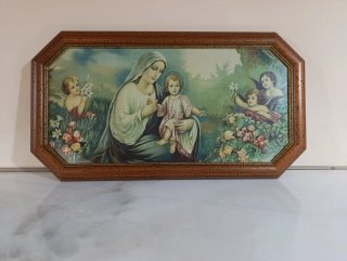 Cuadro Virgen María y Niño Jesús