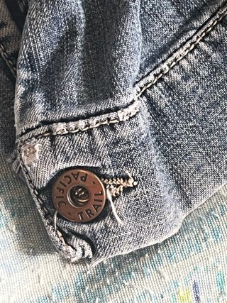 Giacca jeans donna Pacific Trail blu misura unica